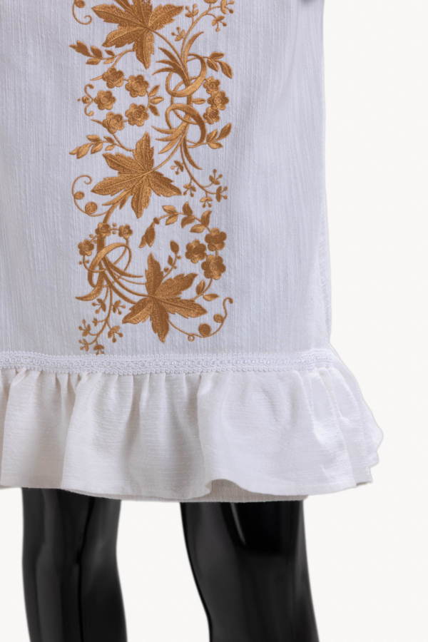 ΧΕΙΡΟΠΟΙΗΤΟ ΥΦΑΝΤΟ ΦΟΡΕΜΑ ΜΕ ΚΕΝΤΗΜΑ "Melia Chios Dress"