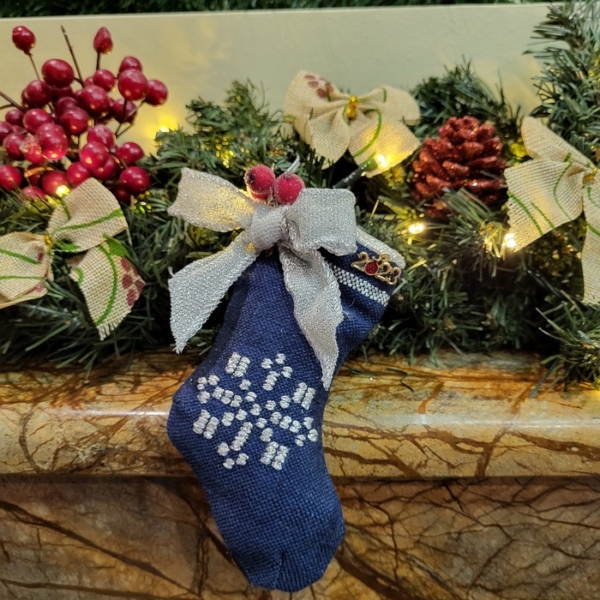 Mini Christmas Boot Snowflake No. 2