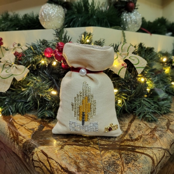 Christmas Bag with Candle