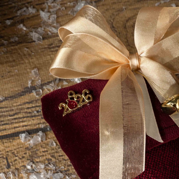 Small burgundy boot
