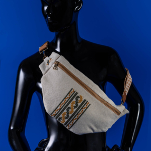 Handmade woven belt bag “Élan Heritage”