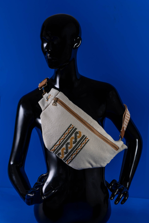 Handmade woven belt bag “Élan Heritage”